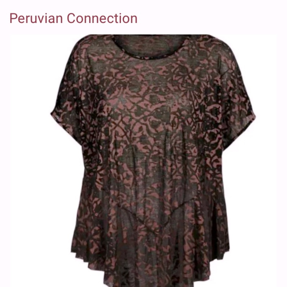 NWT  RAISIN Peruvian Connection Anatolia Top,, size XS/S